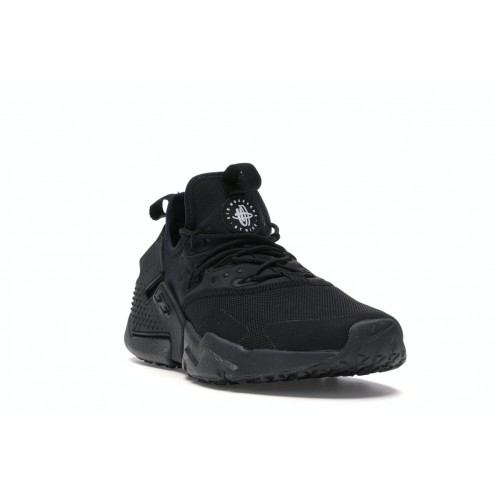 Кроссы Nike Air Huarache Drift Black White - мужская сетка размеров