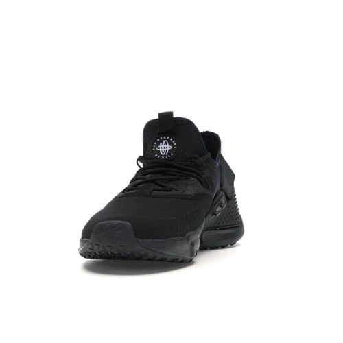 Кроссы Nike Air Huarache Drift Black White - мужская сетка размеров