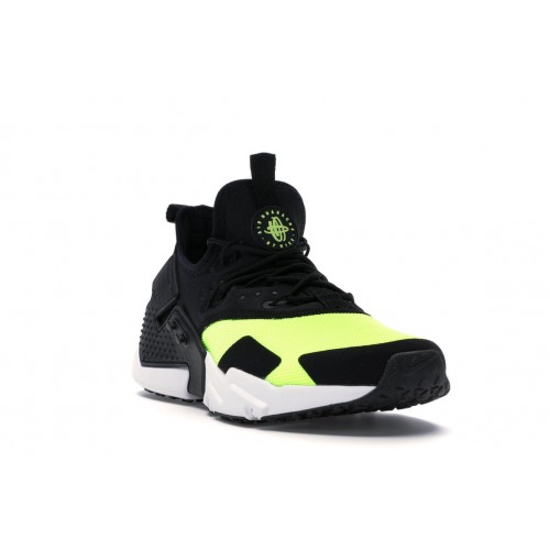 Кроссы Nike Air Huarache Drift Black Volt - мужская сетка размеров