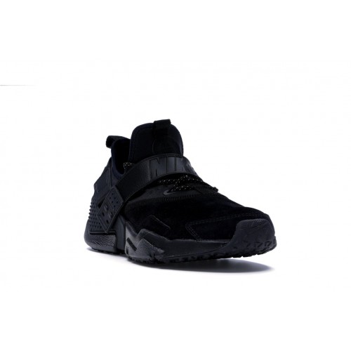 Кроссы Nike Air Huarache Drift Black - мужская сетка размеров