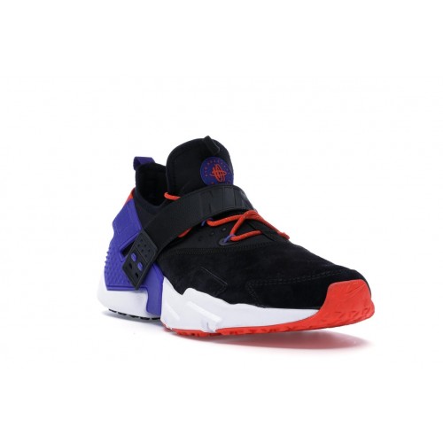 Кроссы Nike Air Huarache Drift Black Rush Violet - мужская сетка размеров