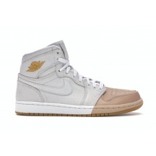 Женские кроссовки Jordan 1 Retro High Dip-Toe White (W)