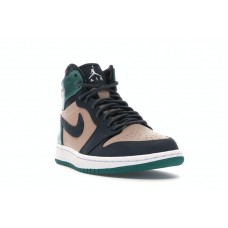 Женские Jordan 1 Retro High Bio Beige Anthracite Mystic Green (W)