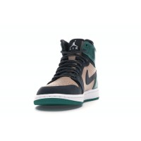 Женские Jordan 1 Retro High Bio Beige Anthracite Mystic Green (W)