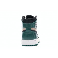 Женские Jordan 1 Retro High Bio Beige Anthracite Mystic Green (W)