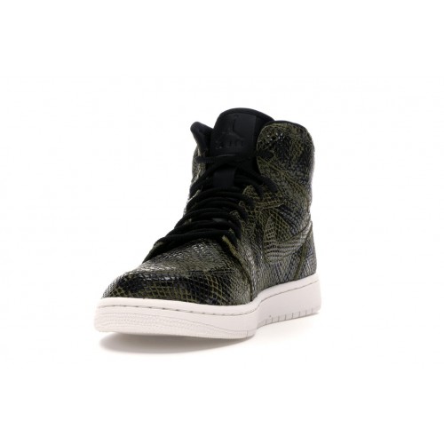 Кроссы Jordan 1 Retro High Snakeskin (W) - женская сетка размеров