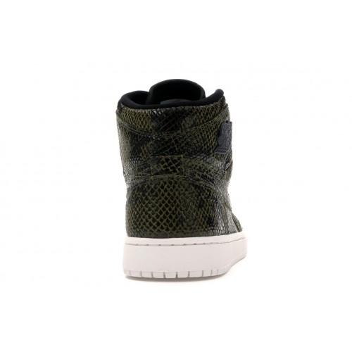 Кроссы Jordan 1 Retro High Snakeskin (W) - женская сетка размеров