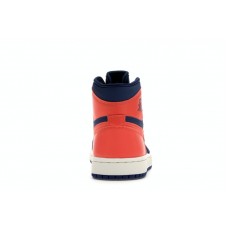 Женские Jordan 1 Retro High Blue Void Turf Orange (W)