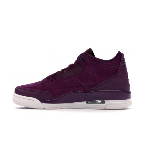Кроссы Jordan 3 Retro Bordeaux (W) - женская сетка размеров