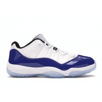 Женские кроссовки Jordan 11 Retro Low White Concord (W)