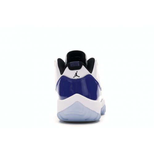 Кроссы Jordan 11 Retro Low White Concord (W) - женская сетка размеров