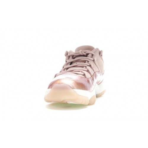 Кроссы Jordan 11 Retro Low Rose Gold (W) - женская сетка размеров
