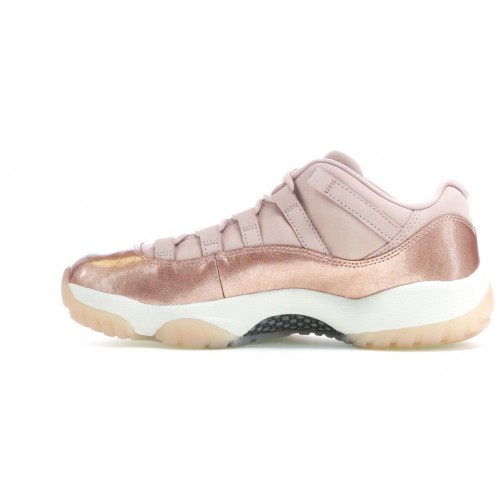 Кроссы Jordan 11 Retro Low Rose Gold (W) - женская сетка размеров