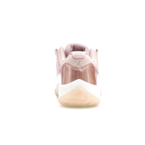 Кроссы Jordan 11 Retro Low Rose Gold (W) - женская сетка размеров