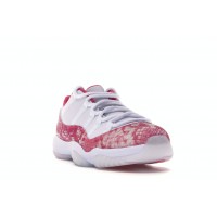 Женские кроссовки Jordan 11 Retro Low Pink Snakeskin (2019) (W)