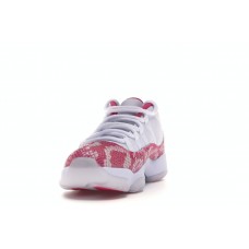 Женские кроссовки Jordan 11 Retro Low Pink Snakeskin (2019) (W)