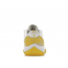 Женские кроссовки Jordan 11 Retro Low Yellow Snakeskin (W)
