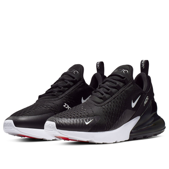 Nike Air Max 270 Black White - мужская сетка размеров Nike Air Max 270 Black White - мужская сетка размеров