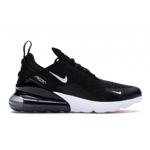 Кроссы Nike Air Max 270 Black White - мужская сетка размеров