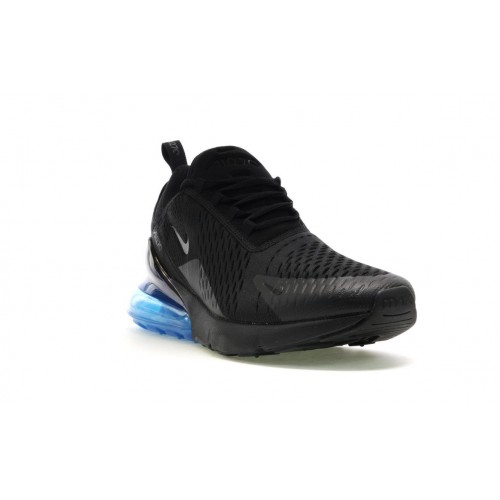 Кроссы Nike Air Max 270 Black Photo Blue - мужская сетка размеров