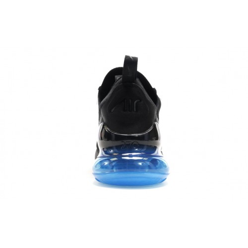 Кроссы Nike Air Max 270 Black Photo Blue - мужская сетка размеров