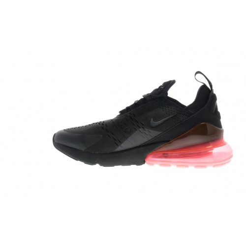 Кроссы Nike Air Max 270 Black Hot Punch - мужская сетка размеров