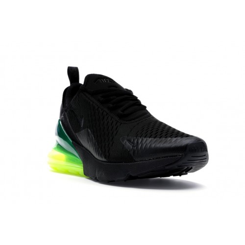 Кроссы Nike Air Max 270 Black Volt - мужская сетка размеров