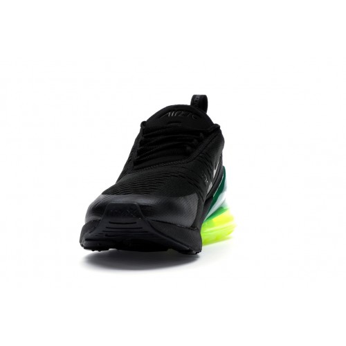 Кроссы Nike Air Max 270 Black Volt - мужская сетка размеров