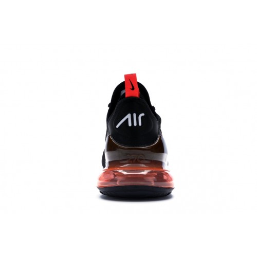 Кроссы Nike Air Max 270 Black Bright Crimson - мужская сетка размеров