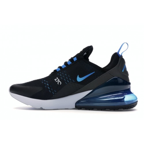 Кроссы Nike Air Max 270 Liquid Metal Black - мужская сетка размеров