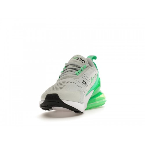 Nike Air Max 270 Light Silver Green Shock - мужская сетка размеров