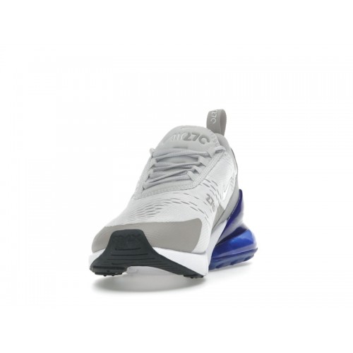 Nike Air Max 270 Vast Grey Racer Blue - мужская сетка размеров