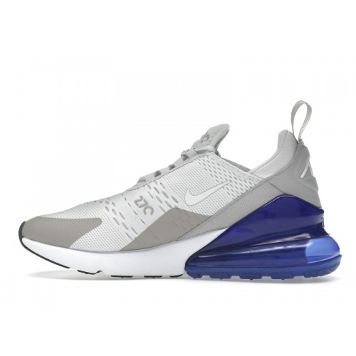 Nike Air Max 270 Vast Grey Racer Blue - мужская сетка размеров