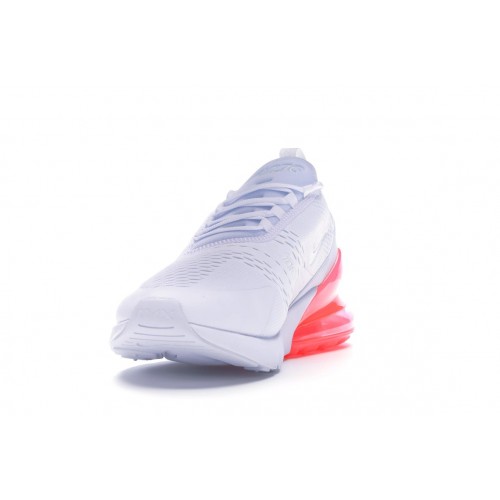 Кроссы Nike Air Max 270 White Pack (Hot Punch) - мужская сетка размеров