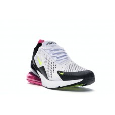Nike Air Max 270 White Black Fuchsia Volt
