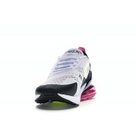 Nike Air Max 270 White Black Fuchsia Volt
