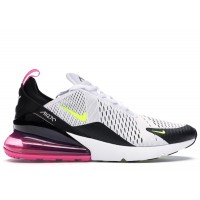 Nike Air Max 270 White Black Fuchsia Volt