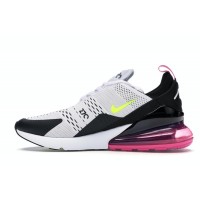 Nike Air Max 270 White Black Fuchsia Volt