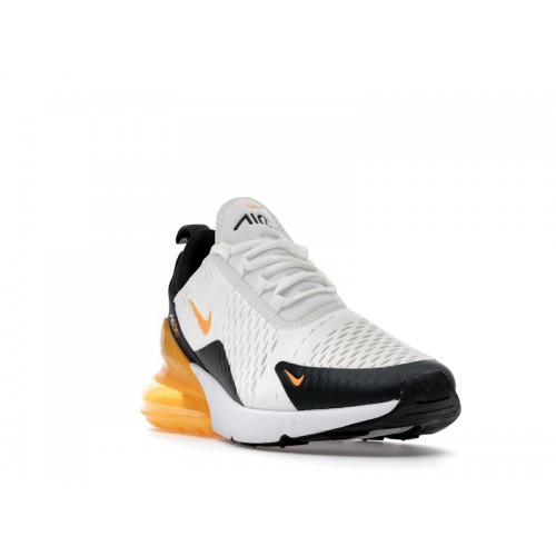Nike Air Max 270 Summit White Laser Orange - мужская сетка размеров