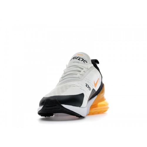 Nike Air Max 270 Summit White Laser Orange - мужская сетка размеров