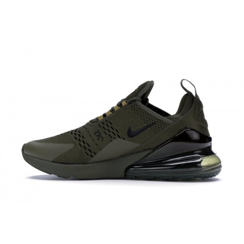 Nike Air Max 270 Triple Olive - мужская сетка размеров