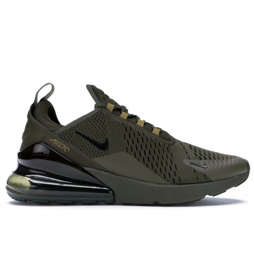 Nike Air Max 270 Triple Olive - мужская сетка размеров