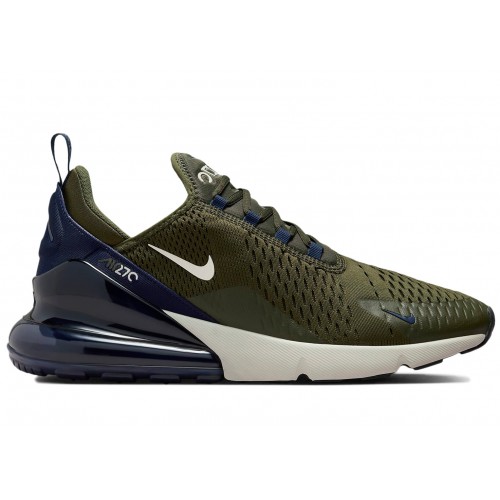 Кроссы Nike Air Max 270 Cargo Khaki Obsidian - мужская сетка размеров