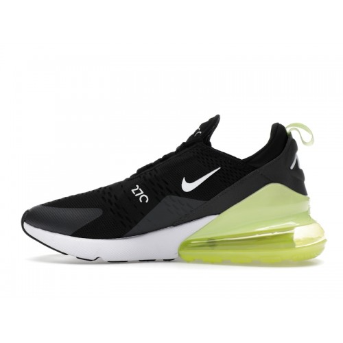 Nike Air Max 270 Black Light Lemon Twist - мужская сетка размеров