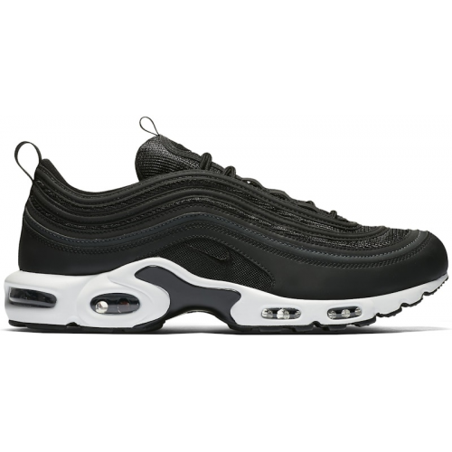 Кроссы Nike Air Max Plus 97 Black White - мужская сетка размеров