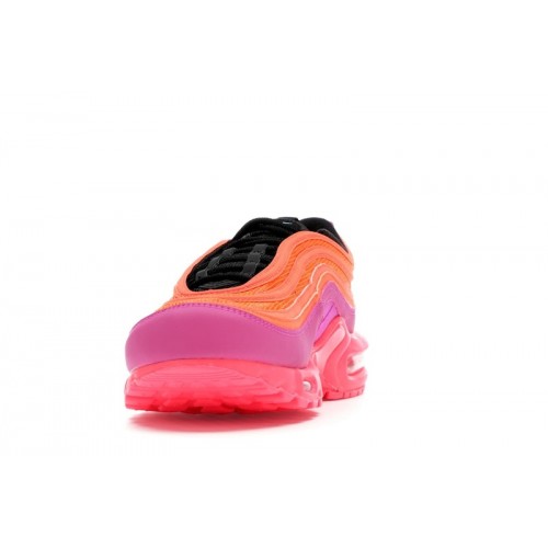 Кроссы Nike Air Max Plus/97 Racer Pink Hyper Magenta - мужская сетка размеров