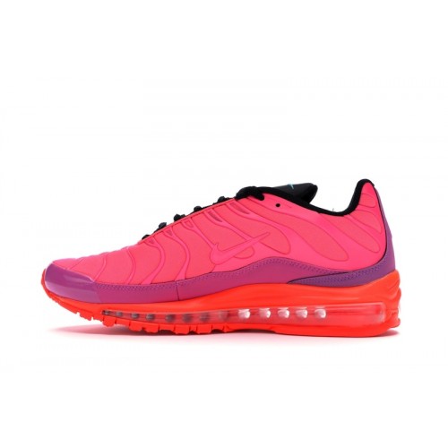 Кроссы Nike Air Max 97/Plus Racer Pink Hyper Magenta - мужская сетка размеров