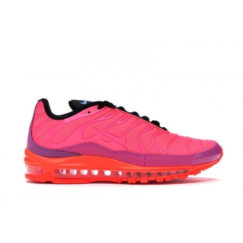 Кроссы Nike Air Max 97/Plus Racer Pink Hyper Magenta - мужская сетка размеров