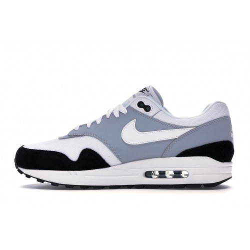 Кроссы Nike Air Max 1 Wolf Grey Black - мужская сетка размеров