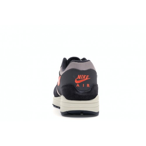 Кроссы Nike Air Max 1 Oil Grey Wild Mango - мужская сетка размеров